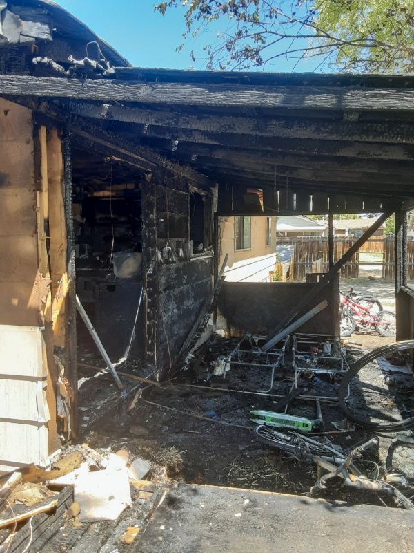 Fire Damage After Cleanup